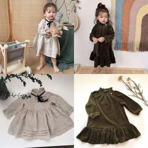 IN STOCK 2021 MAL Toddler Girl Clothes Dress Fashion Dress for Girls Kids Boutique Clothing Wholesale