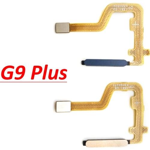10Pcs/Lot, Fingerprint Sensor Home Return Key Menu Button Flex Ribbon Cable For Moto G9 Plus