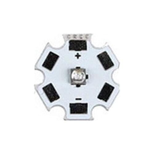 10X High quality molding package 375-380nm 1W3W 3535SMD UV LED lamp bead with aluminum PCB free shipping