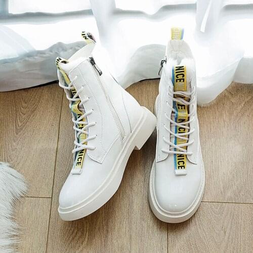 2020 Waterproof Women Snow Boots Genuine Leather Wool Platform Ankle Boots For Women Winter Fur Warm Shoes