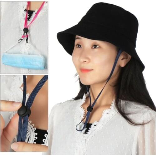 5Pcs Adjustable Length Face Mask Lanyard Convenient Handy Safety Mask Holder Hanger Comfortable Around Headwear Accessories New
