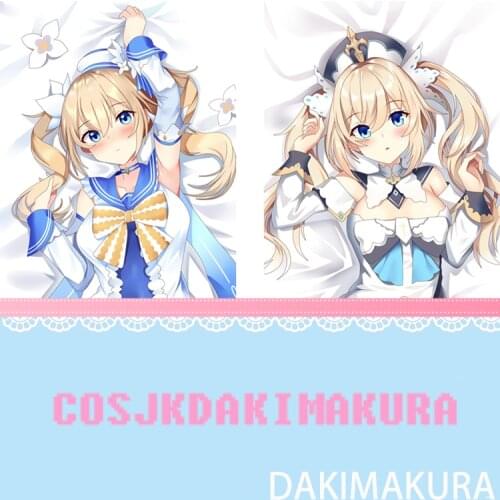 Anime Dakimakura Genshin Impact Barbara Girls HD Print Pillowcase Body Hugging Pillow Cover Case Room Otaku Ornaments Xmas Gift