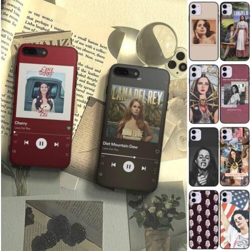 Lana Del Rey Phone Case Fundas Shell Cover For Iphone 6 6s 7 8 Plus Xr X Xs 11 12 13 Mini Pro Max
