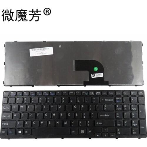 New for SONY VAIO SVE 15 series SVE15111 SVE1511 SVE15 SVE15113 laptop Black Keyboard US version