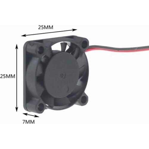 DC 2.5cm notebook CPU model RC mini small ultra-thin cooling fan