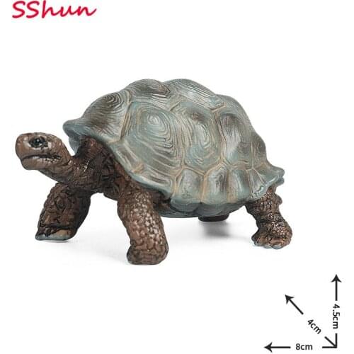 8*4*4.5cm Children toy simulation marine animal model turtle, sea underwater creatures hand-made ornaments