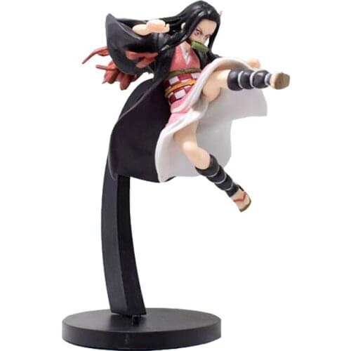 17cm Demon Slayer Kimetsu no Yaiba Kamado Nezuko PVC Action Figure Model Janpanese Anime Collectible Toy Doll