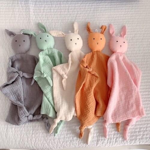 Ins Soft Newborn Baby Sleeping Dolls Gifts Kids Fashion Sleep Toy Soothe Appease Towel Cute Cotton Towel Saliva Towel Baby Stuff