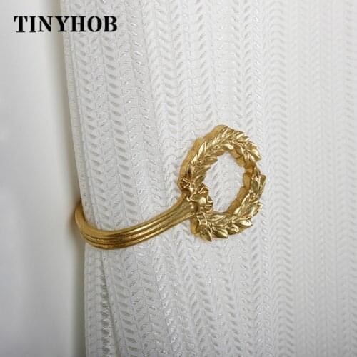 Retro Ring/Loop Drapery Holdback Archaistic Metal Wall Hook U-shaped Curtain Tie Rings/Buckles Decor Curtain Hooks Accessoires