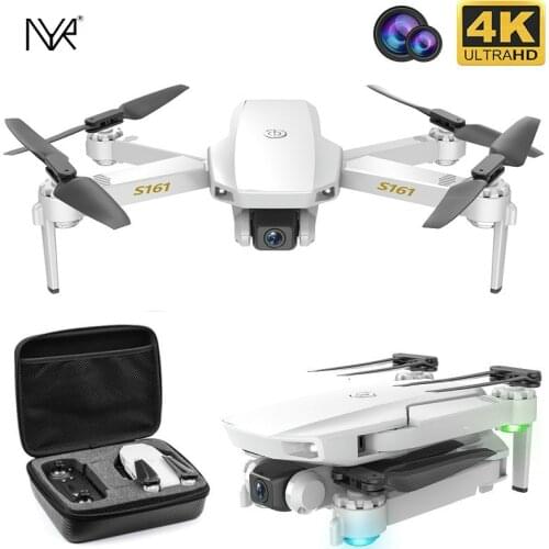 NYR New RC Drone S161 Optical Flow Positioning 4K HD Dual-lens Professional Aerial Photography Foldable Quadcopter Boy Toy Gift