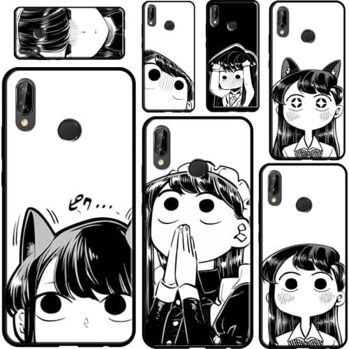 Manga Chibi Komi Shouko Komi-san For Huawei Nova 5T Mate 20 Lite P Smart 2019 2021 Case For Huawei P30 P40 Lite P10 P20 Pro