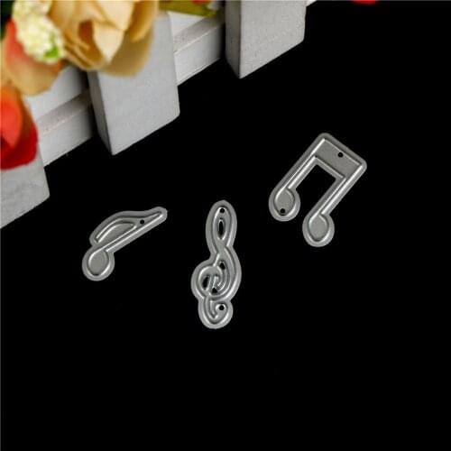 New Design Craft Metal Cutting Dies cute musical note Scrapbooking Album DIY Paper Card Craft Embossing Die Cuts