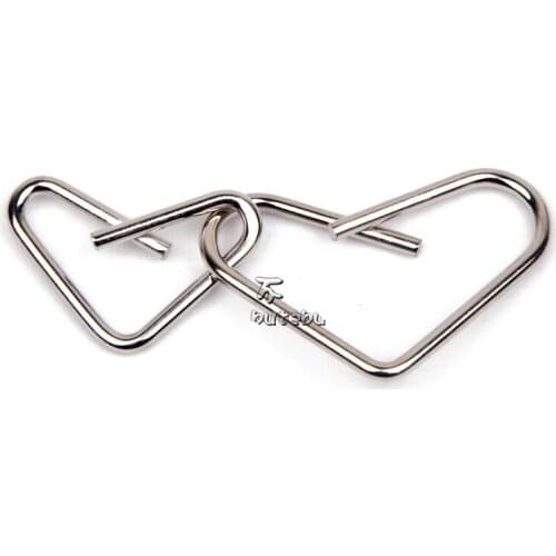 Metal Heart Iron Wire Puzzle Magic Brain Teaser Game