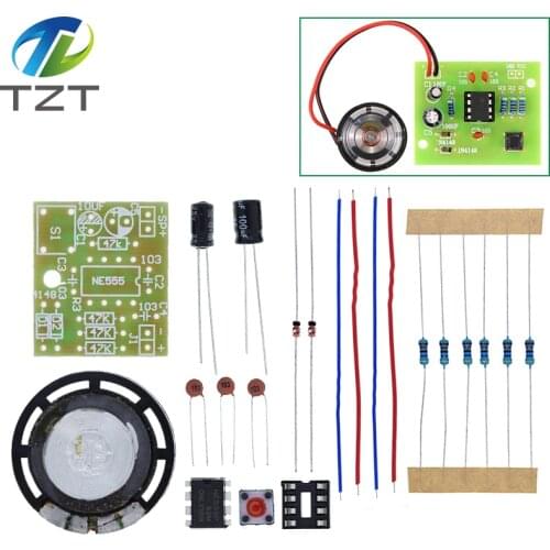 NE555 Doorbell Suite Electronic Production Doorbell Suite DIY Kit Ding dong doorbell PCB welding laboratory