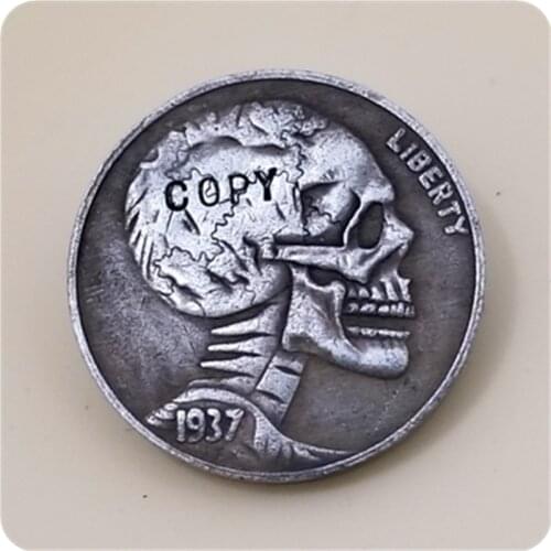 Hobo Nickel Coin_Type #13_1937-S BUFFALO NICKEL COIN