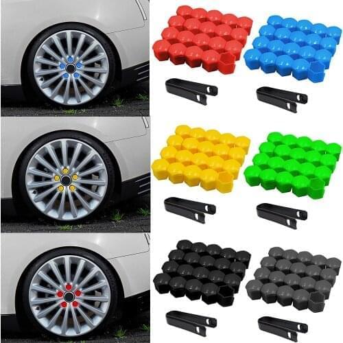 20pcs Auto Hub Screw Cover 19mm Car Wheel Nut Bolt Head Cover Cap Nut Caps Bolt Rims Exterior Decoration Protecting 2021 New