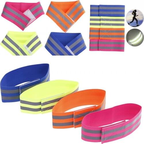 2020 New Reflective Safety Belt Armband Arm Strap Luminous Band For Men Women Outdoor Sports Night Running Cycling Jogging