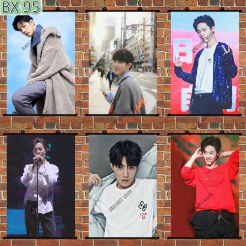 Xiao Zhan Poster Canvas Painting Wall Art Actor Singer Posters and Prints Wall Decor Room Decor Pictures for Home Decoration