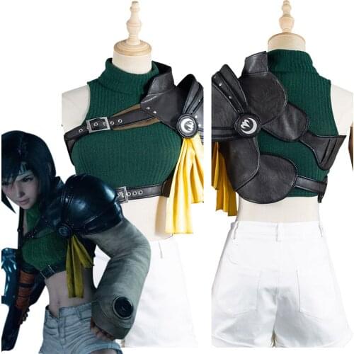 Final Fantasy VII: Remake Intergrade FF7 Yuffie Kisaragi Cosplay Costume Outfits Halloween Carnival Suit