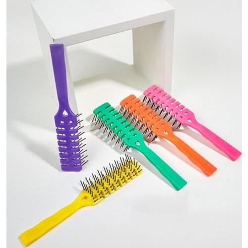Vent Brush Hair Brush 7 Row Vent Brush With Ball Tipped Bristles for Wet Short Curly Straight Hair Blow Drying Quickly