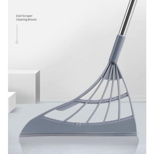 Magic Wiper Broom Wipe Squeeze Silicone Mop for Wash Floor Clean Tools Windows Scraper Pet Hair Non-Stick Sweeping Dropshipping