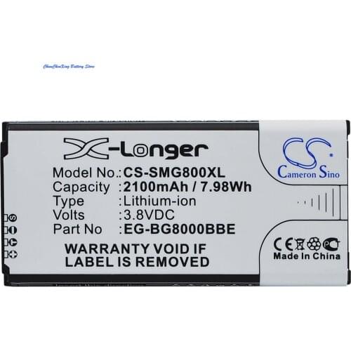 Cameron Sino High Quality 2100mAh Battery EB-BG800BBE, EG-BG800BBE for Samsung Galaxy S5 Dx, Galaxy S5 Mini, SM-G800F, SM-G800H