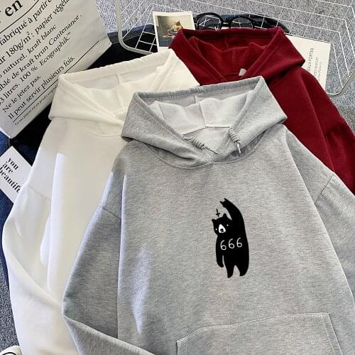 Sweatshirt Pullover Top Korean Hoodie Oversize Womens Hooded Warm Sweatshirts Harajuku Goth Clothing Gothic Hoodies Clothes 2XL