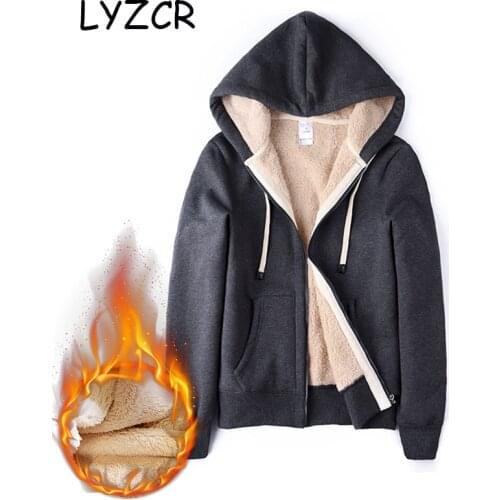 Winter Hoodies Cashmere Velvet Sweatshirt Women Warm Thick Cashmere Fleece Sweatshirt Hoodies For Women Winter Sweatshirt Hooded