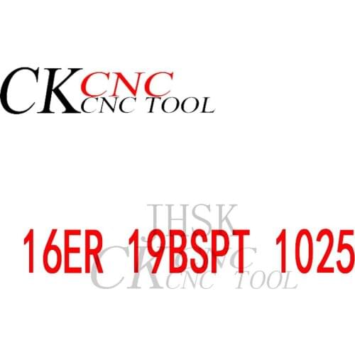 10pcs 16ER 19BSPT 1025 carbide Thread insert turning tools 16ER 19BSPT cutter lathe Thread blade mater 55degrees thread