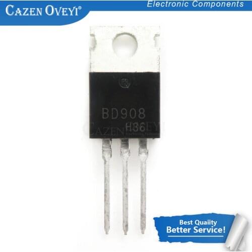 10pcs/lot BD908 TO-220 15A 45V new original In Stock