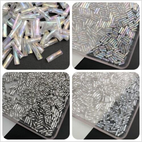 2x6mm 20g/480pcs Czech Glass Loose Spiral Seed Spacer Tube Bugle Beads For jewelry making DIY Garment Accessory