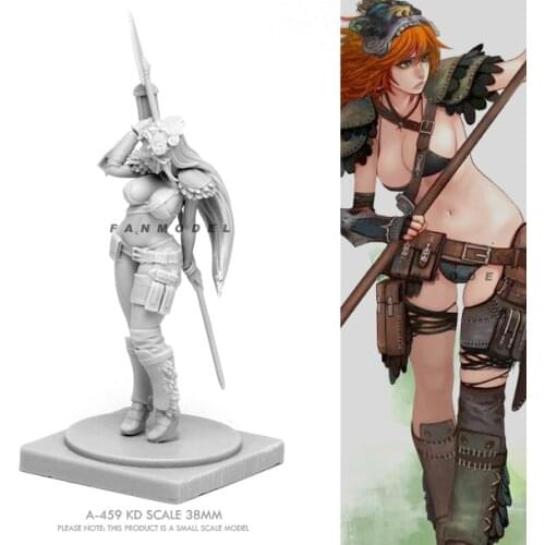 38mm Resin model kits figure beauty colorless and self-assembled A-459