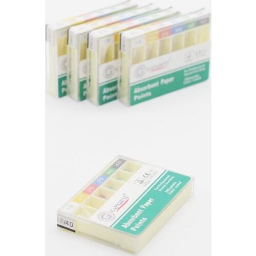 Absorbent Paper Points Root Cancel Endodontics Cotton Fiber Tips For Dental Clinic
