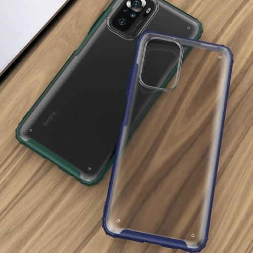 Case on redmi note 10 10s bumper cover for xiaomi readmi not note10 s s10 note10s protective phone back coque bag tpu pc matte