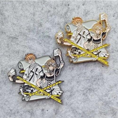 Cosmile Card Captor Sakura LI SYAORAN Japanese Anime Sakura MetalBbadge Bedge Brooch Pins Collection Gift for Girl Women