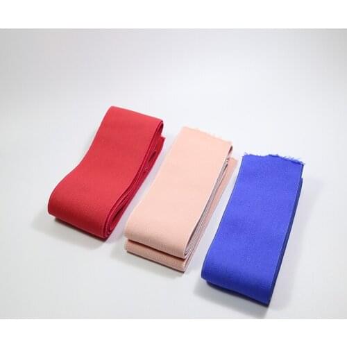 Colour Elastic Bands 57MM Elastic Ribbon Clothing Bags Trousers Elastic Rubber DIY Sewing Accessories rubber band