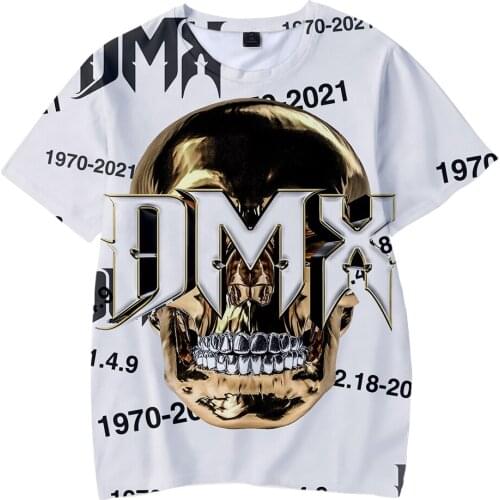 Dmx T Shirt Trendy Men Women T-shirt Round Neck Short Sleeve Tee Shirt Kids Tops Rapper DMX Graphic Tee Summer Casual Clothes