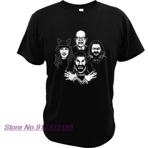 What We Do in the Shadows T Shirt Colin Robinson Laszlo Cravensworth Nadja Tshirt Pure Cotton Soft High Quality Tee Tops