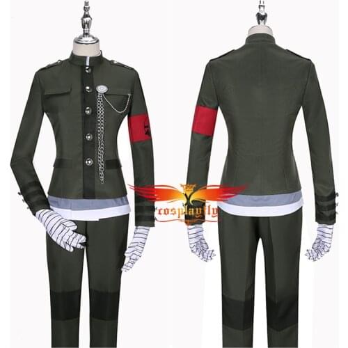 Anime Danganronpa V3: Killing Harmony Korekiyo Shinguji Cosplay Costume Adult Women Men Uniform Jacket Pants Hat Gloves Mask