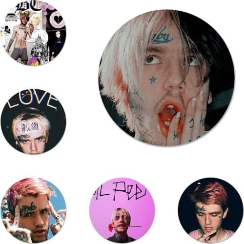 Lil Peep Luxury Badge Brooch Pin Accessories For Clothes Backpack Decoration gift 58mm