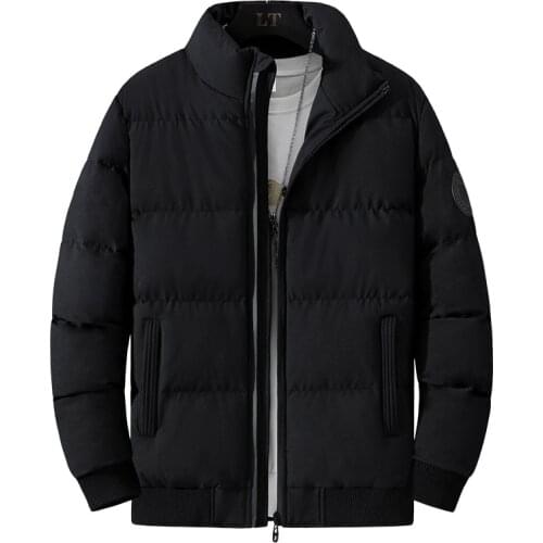 2020 New Winter Cotton Coat Jacket MenS Jacket MenS Cotton Jacket Jacket Jacket Plush Thickened Baseball Uniform Fat Male 8XL