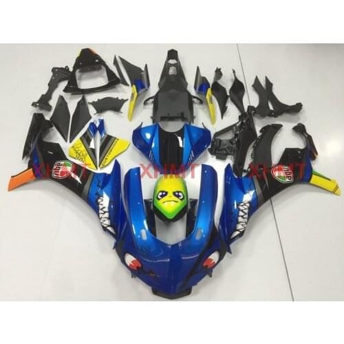 For YAMAHA YZFR1 2015 - 2017 Motorcycle Fairing YZF R1 2016 Abs Fairing YZF1000 R1 2017 Blue Black Shark Bodywork