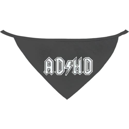 ADHD Pattern Neck Adjustable Dog Bandana Pet Scarf Cute Neckerchief For Puppy Dog Cat Pet Bibs