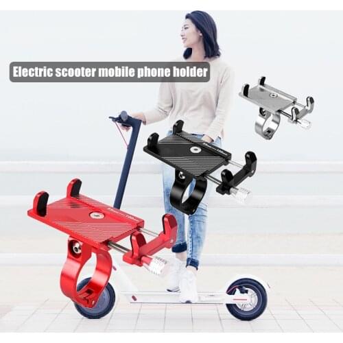 Adjustable Anti-Slip Mobile Phone Stand Holder for Xiaomi M365 Pro Electric Scooter Bicycle Handlebar Mount Bracket Rack