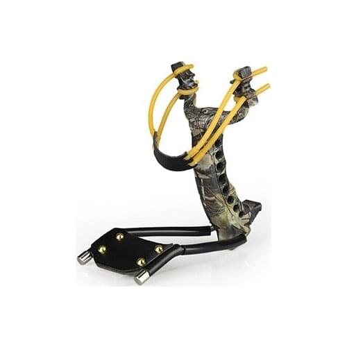 PPT Powerful Slingshot Aluminum Magnesium Alloy Airsoft Hunting Slingshot For Hunting Shooting Paintball Accessory OS47-0001