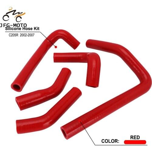Motorcycle Silicone Radiator Coolant Hose For HONDA CR250R CR 250R 2002 2003 2004 2005 2006 2007 Dirt Bike