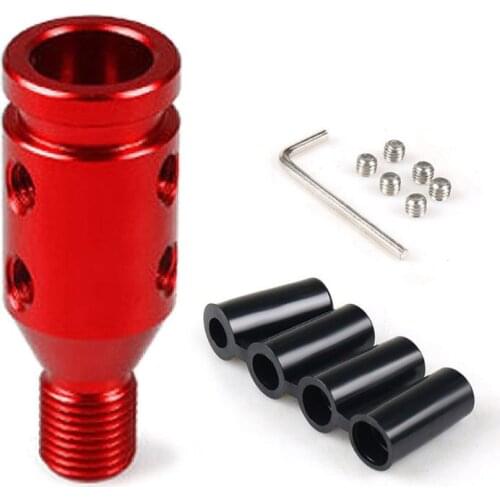 Universal Car Manual Gear Shift Knob Adapter M12x1.25 Aluminum Threaded Shifter H8WE