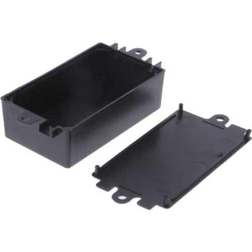 Waterproof Plastic Electronic Enclosure Project Box Black 65x38x22mm Connector