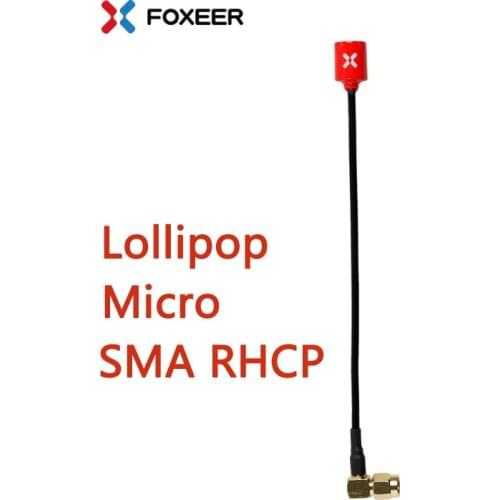 Foxeer Micro Lollipop 15cm 5.8G 2.5dBi Omni Angle SMA RHCP Lollipop V3 Antenna for RC FPV Racing Freestyle Goggles