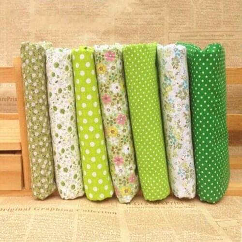 1 set Cotton Fabric Handmade Sewing Home Decor Material For Patchwork Felt Needlework DIY Floral Prints Fabric FAB01